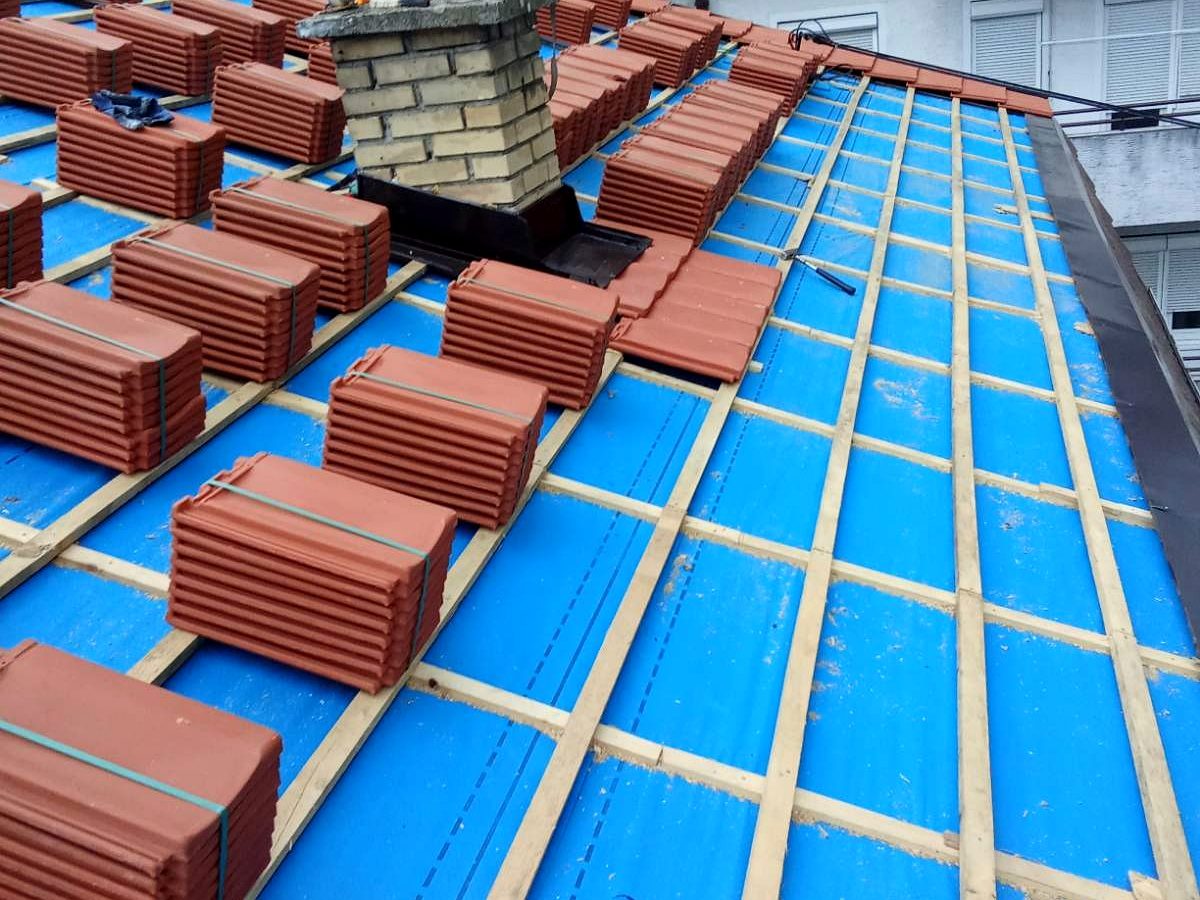 Montaj tigla metalica, tigla ceramica si tabla cutata